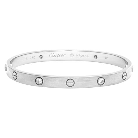 cheapest cartier bracelet|cartier bracelet with 4 diamonds.